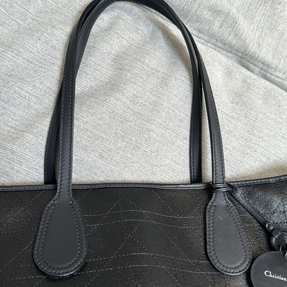 Christian Dior Medium Cannage Panarea Tote Black - Picture 11 of 12